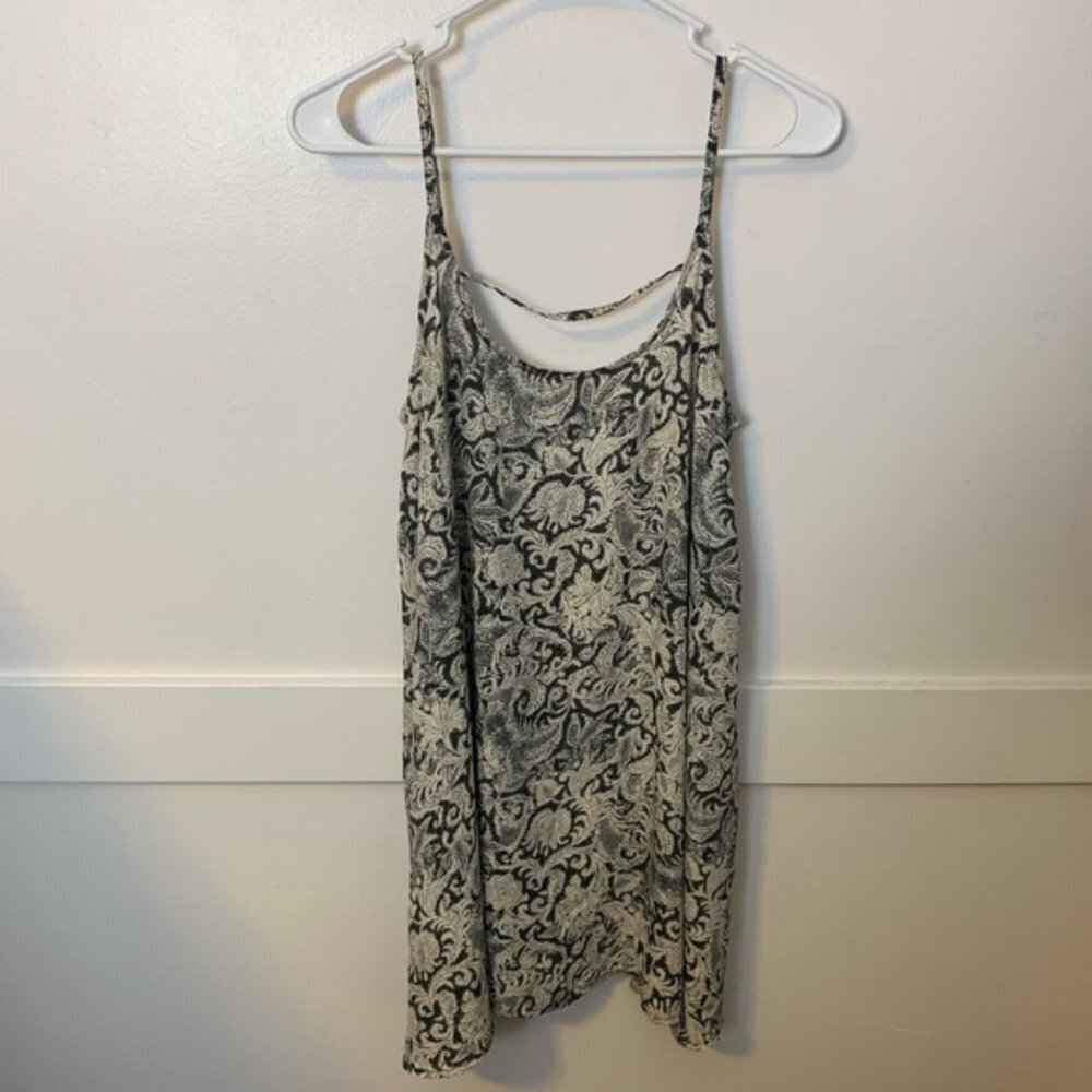 Intimately Free People Cream & Gray Mini Dress
